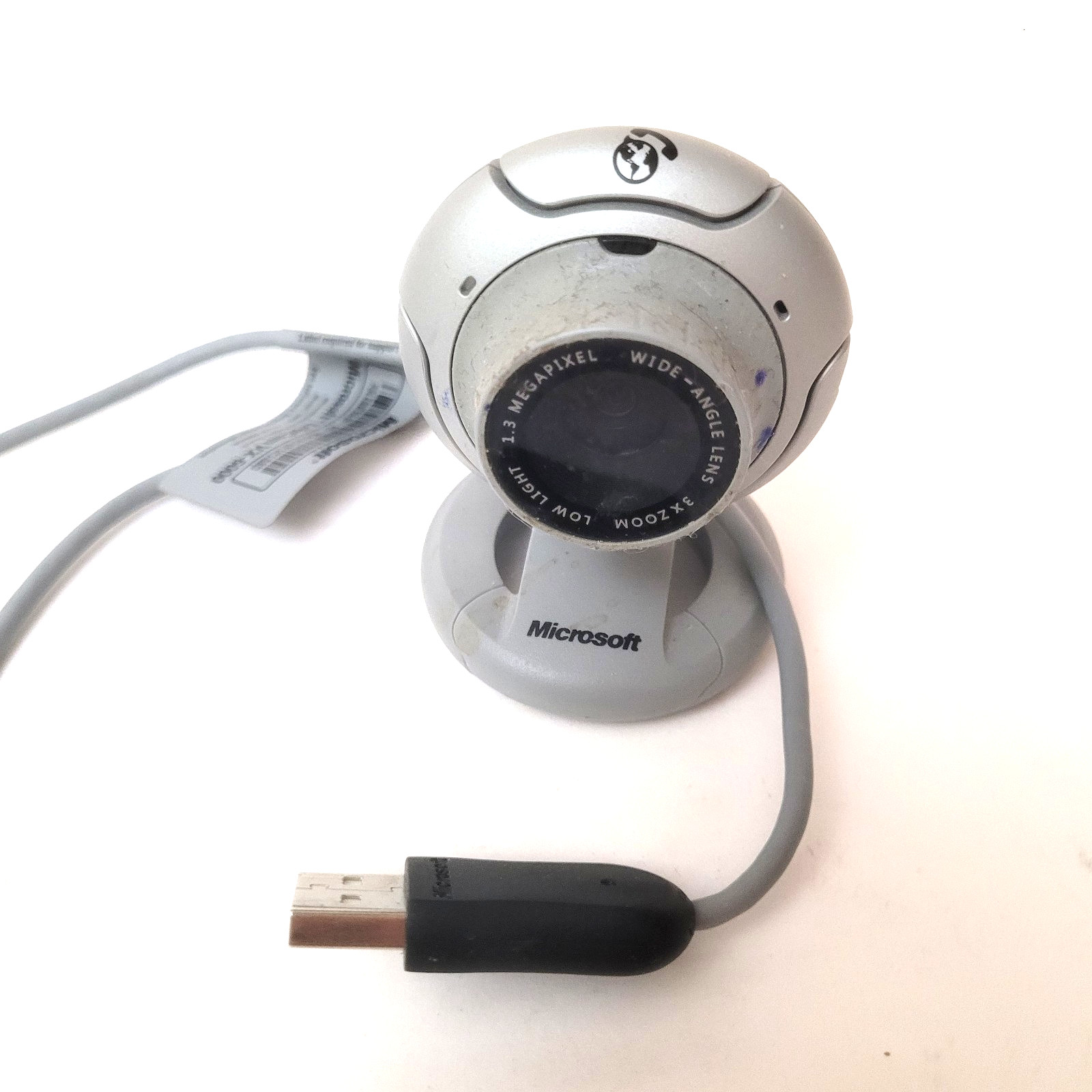 Microsoft Lifecam Webcam Low Light Wide Angle Lens 3x Digital Zoom