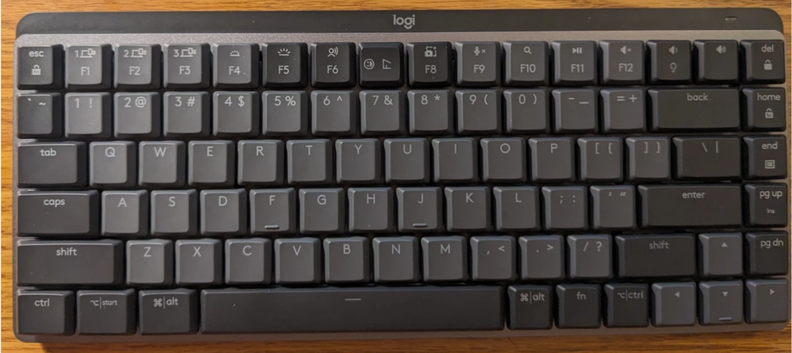 Logitech MX Mechanical Mini Minimalist Wireless Illuminated Keyboard – Used
