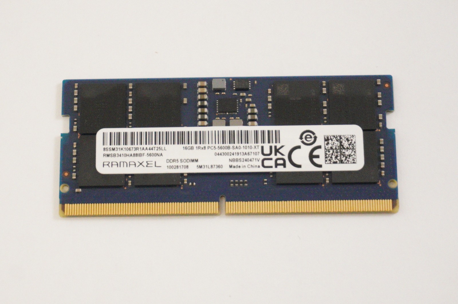 RMSB3410HA88IBF-5600NA Ramaxel Technology 16GB DDR5 PC5-5600B SO-DIMM Memory ...