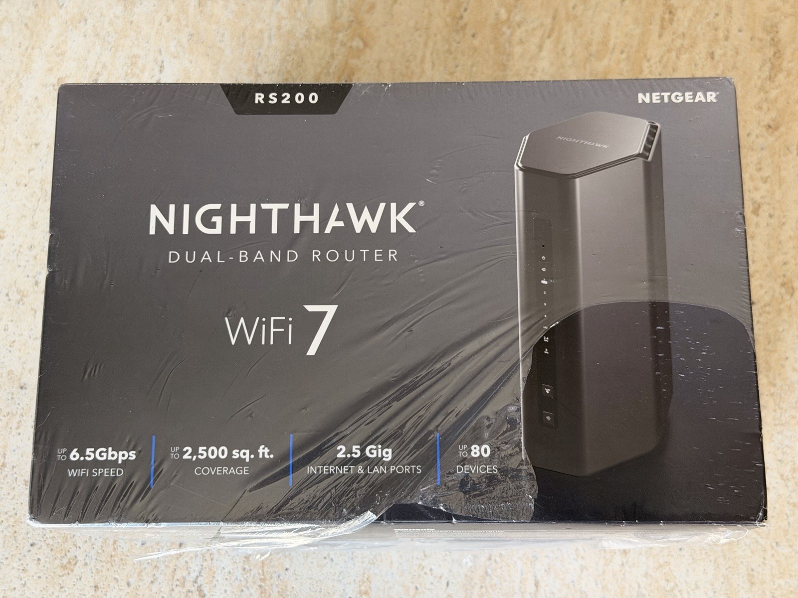 New NETGEAR Nighthawk Dual Band WiFi 7 RS200-100NAS Wireless Router
