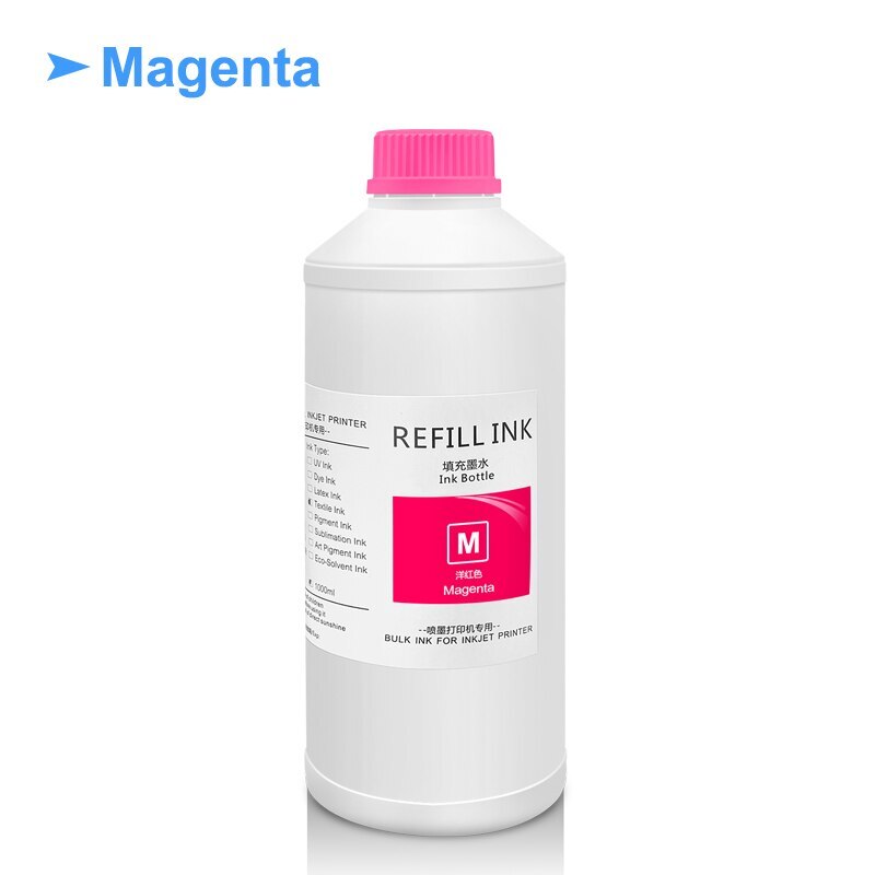 1000ML DTG Textile Ink For Epson L800 1390 R1900 R2000 F2000 F2100 DX5 DX6 DX7 