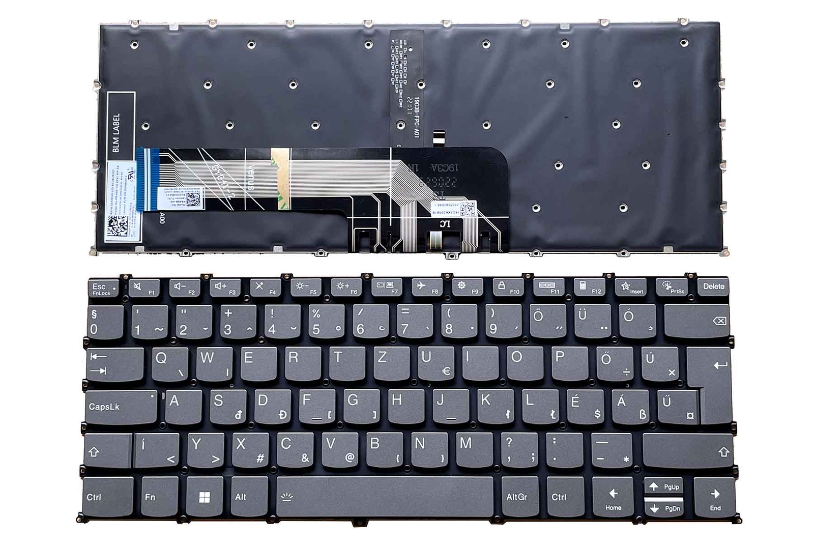 Backlit Hungarian Keyboard for Lenovo Yoga 7 14ITL5 82BH 7 14ARE05 7 14ACN6 82N7