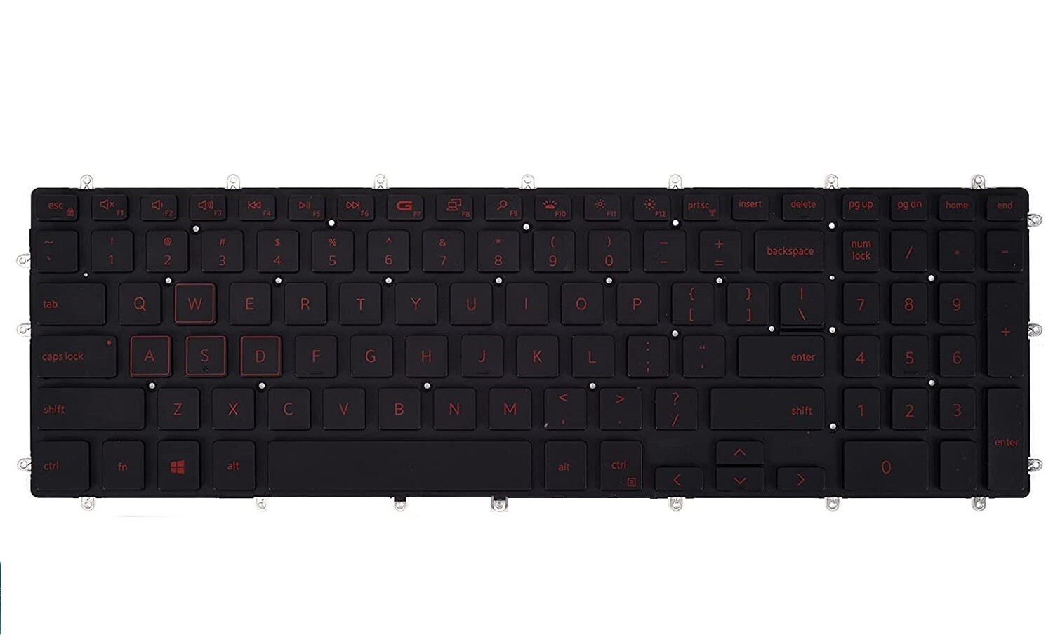 Original US Red Backlit Keyboard for Dell Inspiron Gaming 15 7577