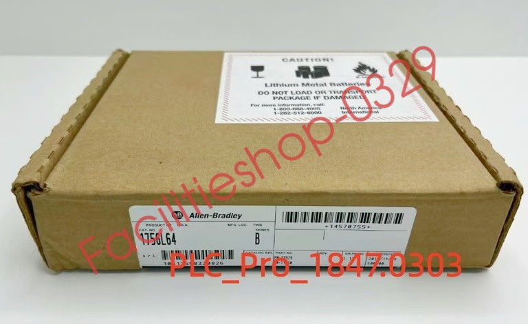 1PCS Brand New AB 1756-L64 Controller SER B DHL/FedEx