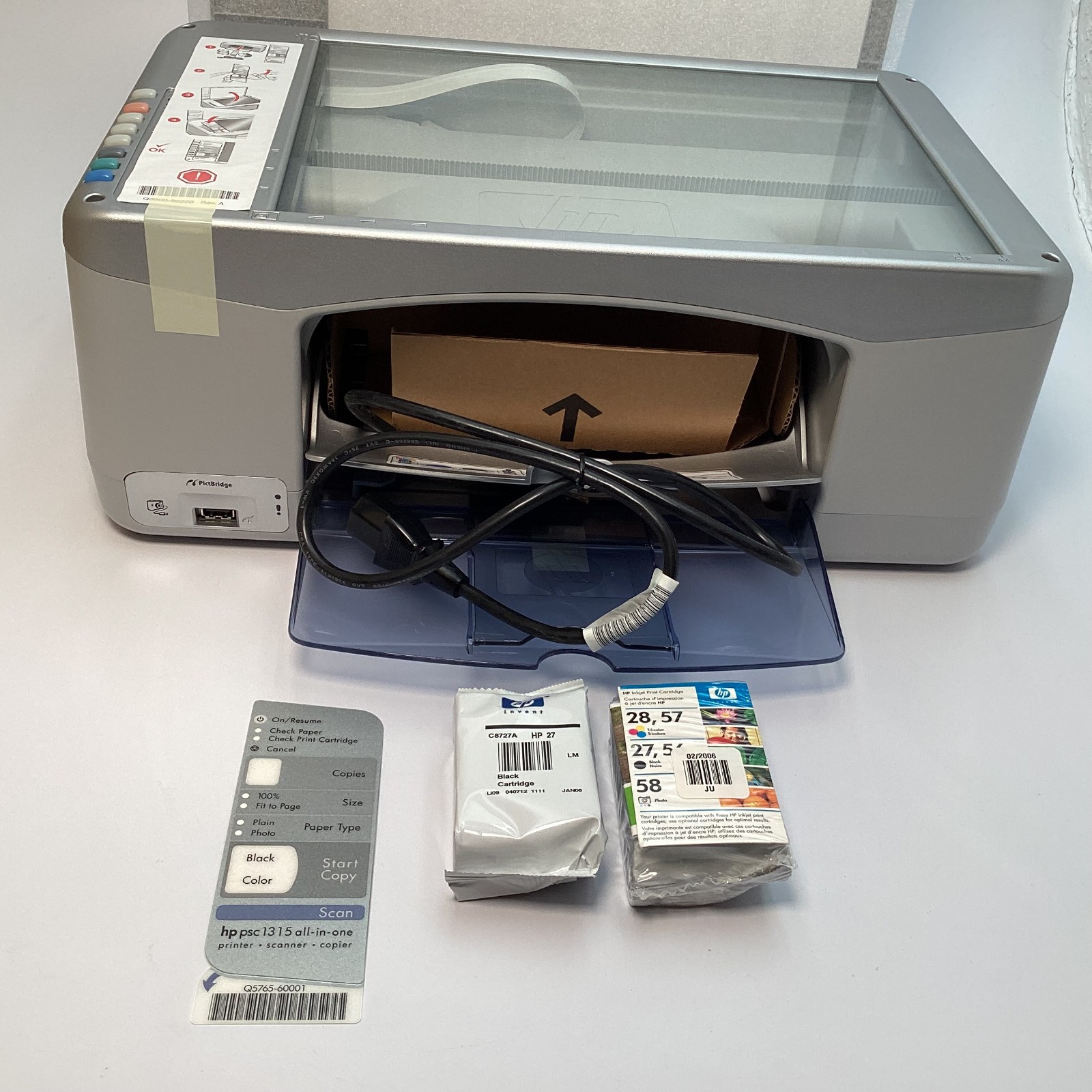 HP PSC 1315 All-in-One Printer Scanner Copier Q5765A - New Open Box - READ