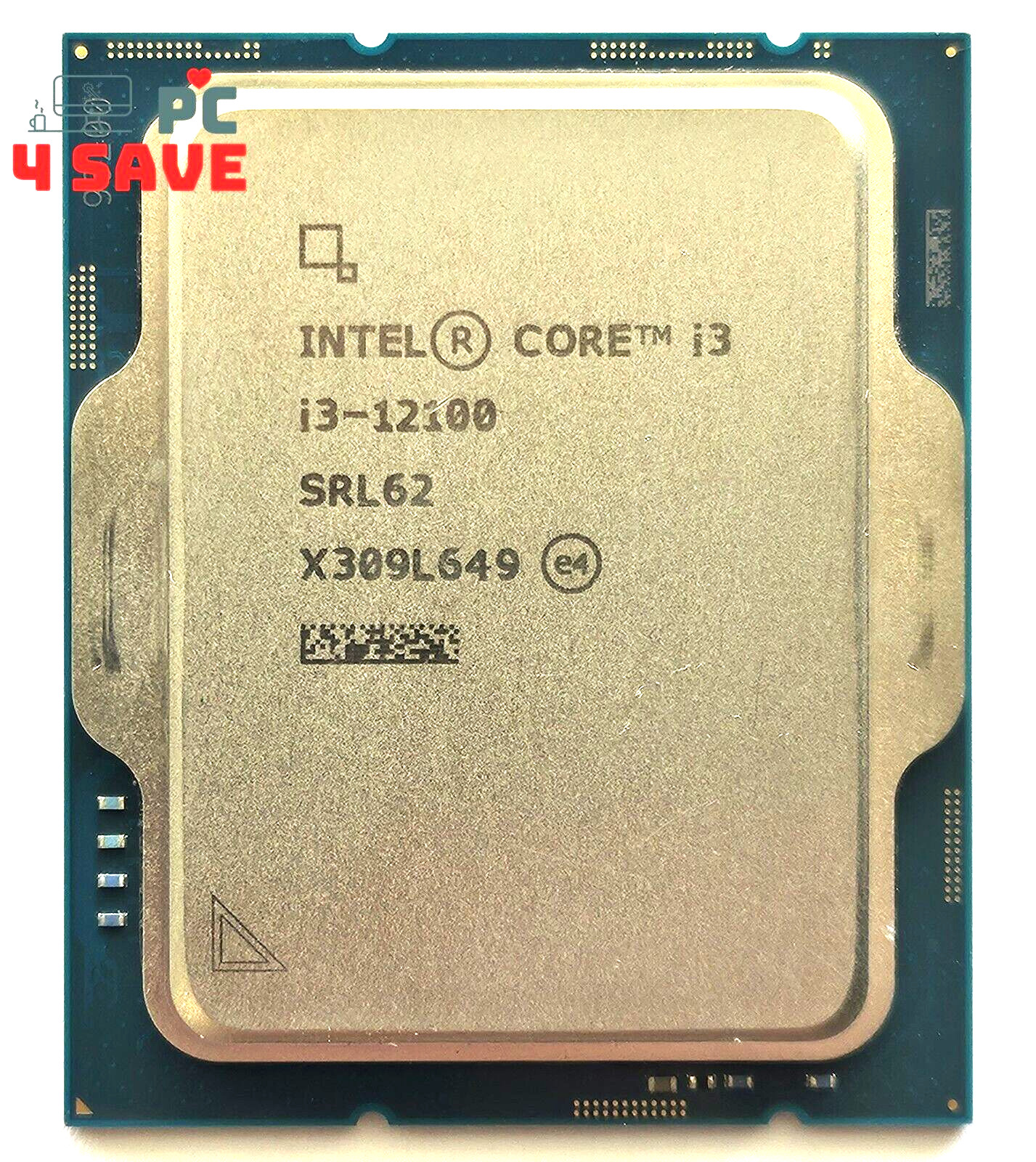 12th Gen. Intel Core i3-12100 CPU SRL62 3.30GHz 4-Core LGA1700 Desktop Processor