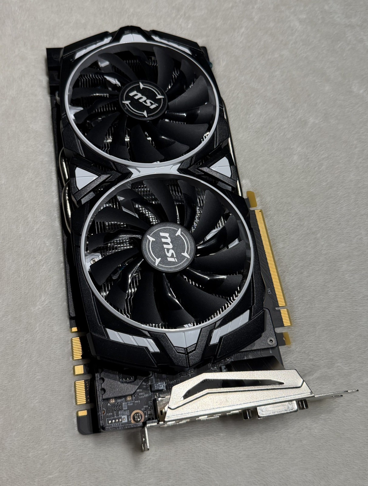 MSI GeForce GTX 1070 Ti ARMOR 8G Graphics Card GPU - For parts or repair