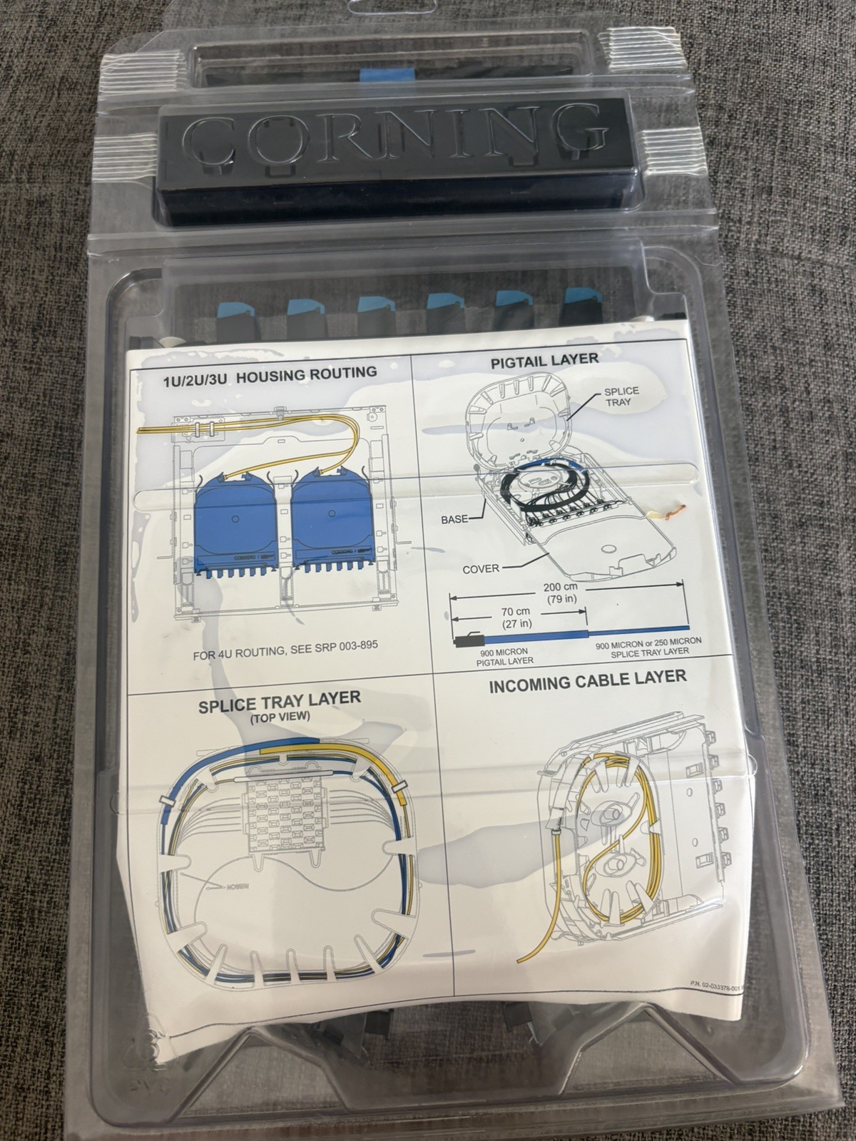 Fiber Optic Splice Cassette Corning CCH-CS12-AE-P00RE