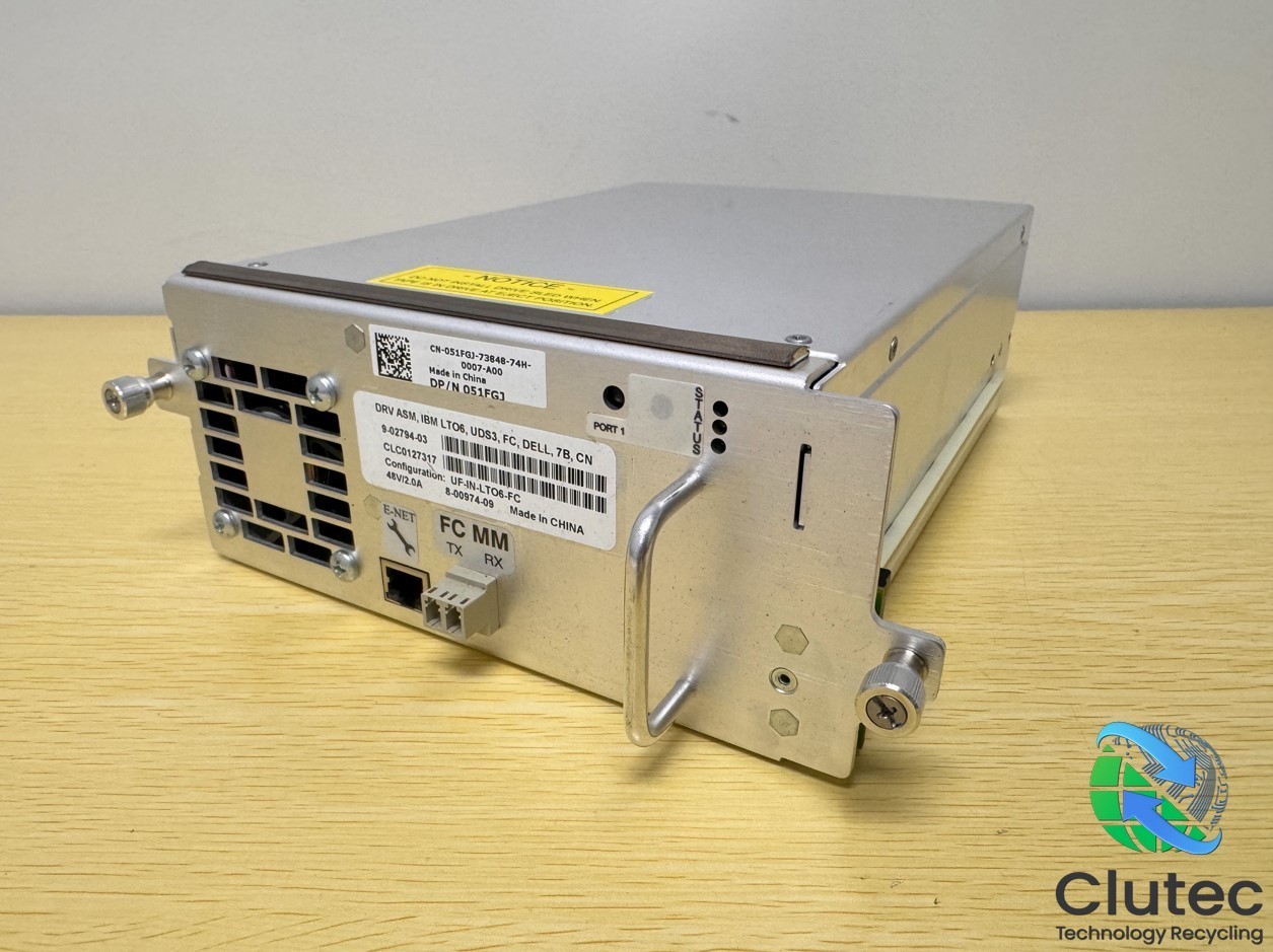 Dell 51FGJ IBM LTO‑6 FC Tape Drive PowerVault ML6000 Server Storage 8-00974-09