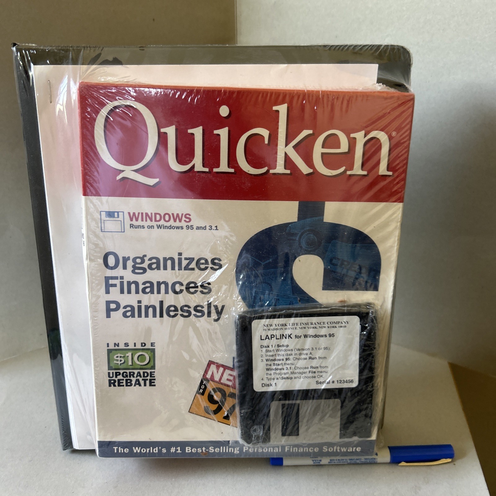 Quicken for windows Version 6 (3.5") New In Packaging  with floppy disk  vintage