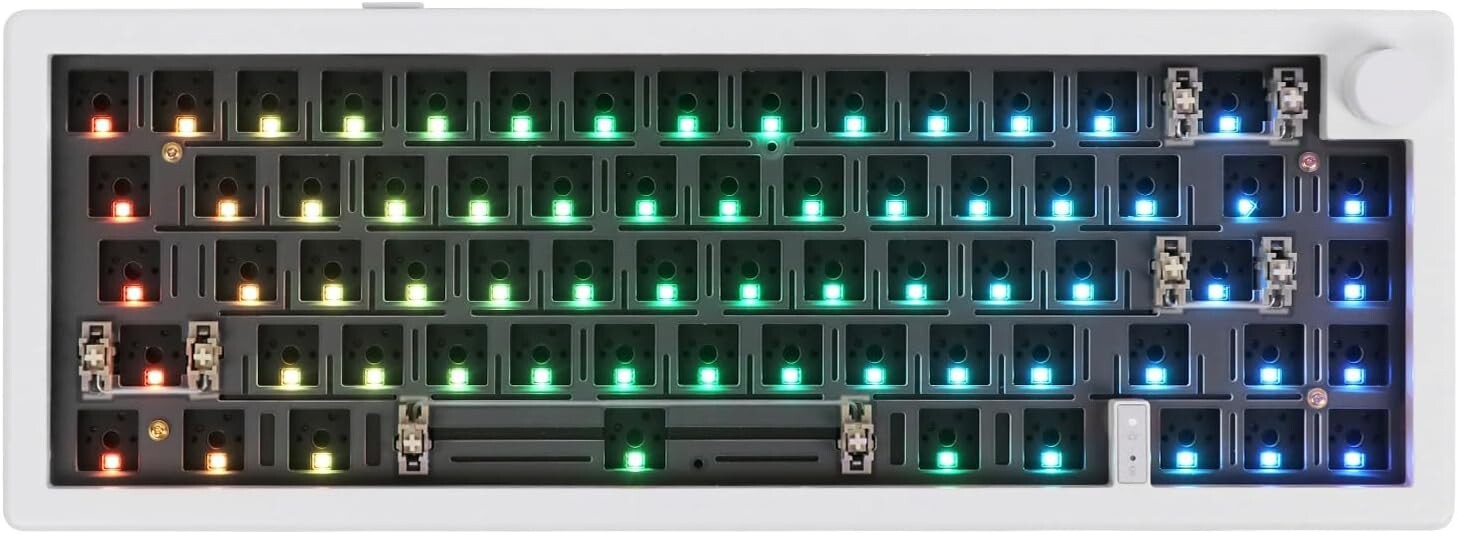 Epomaker EK68 65% Bluetooth Wireless Gaming Keyboard DIY kit Hot Swappable VIA