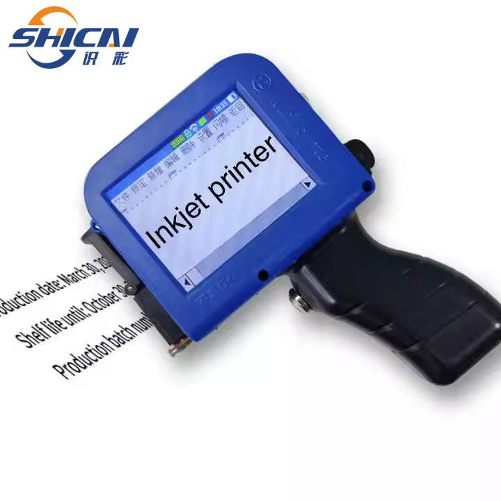 New Mini Handheld Inkjet Printer Prints Production Date LOGO Text Barcode QRCode