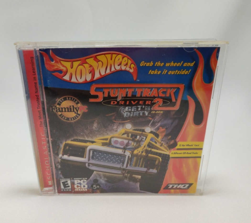 Hot Wheels Stunt Track Driver 2 Get'N Dirty (PC, 2001) PC CD-ROM