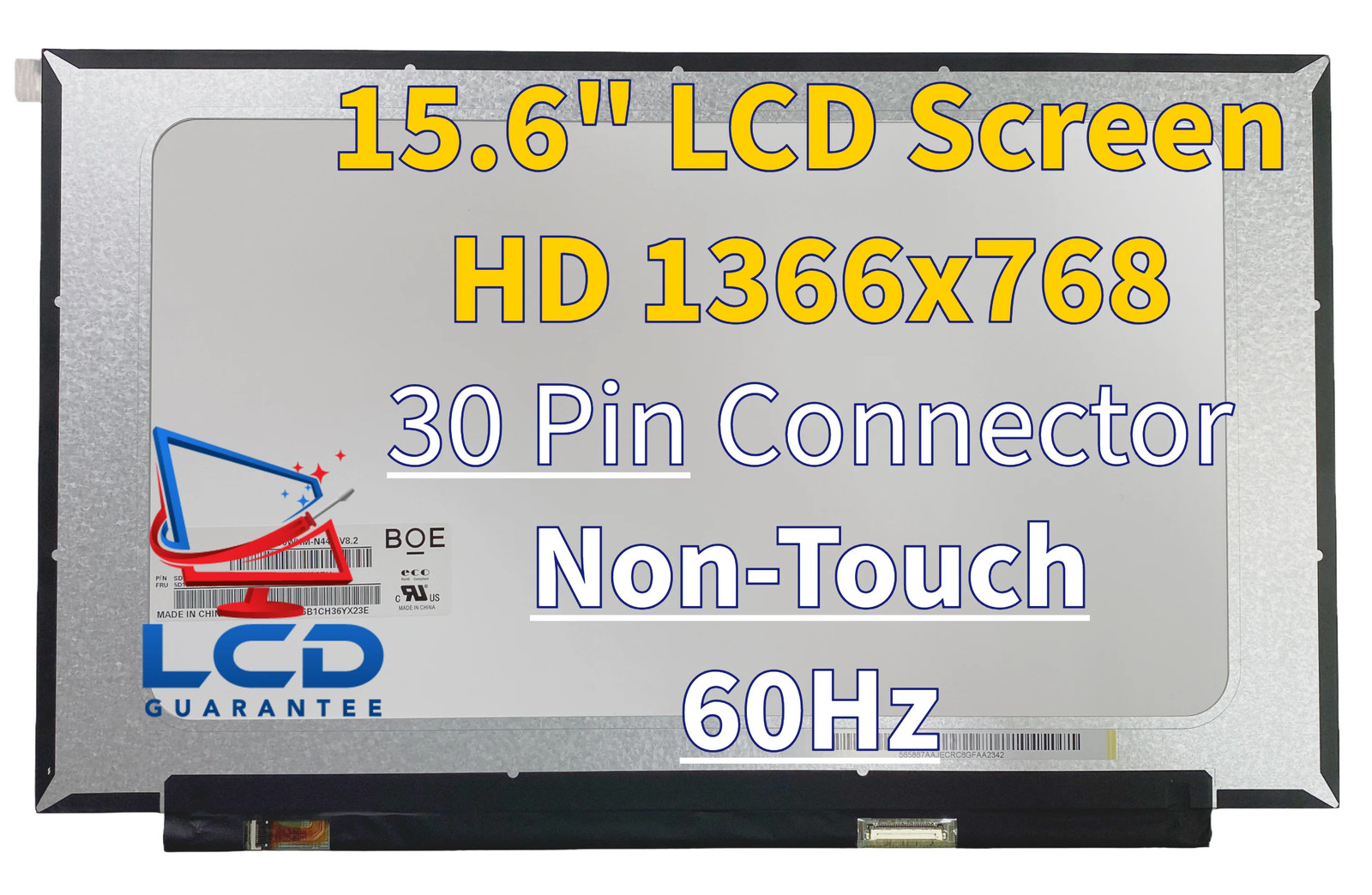 HP 15-FD0015TG 15.6" HD 60Hz Non-Touch Laptop LCD Screen