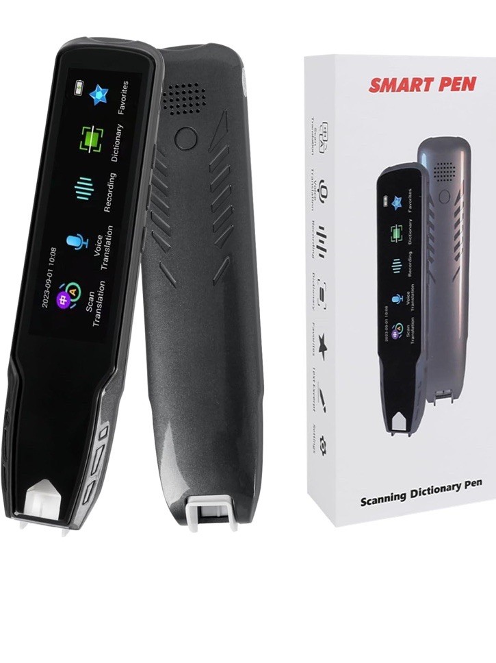 Scanning Pen, Smart/Dictionary Pen, Grey color, scan & voice translation, record