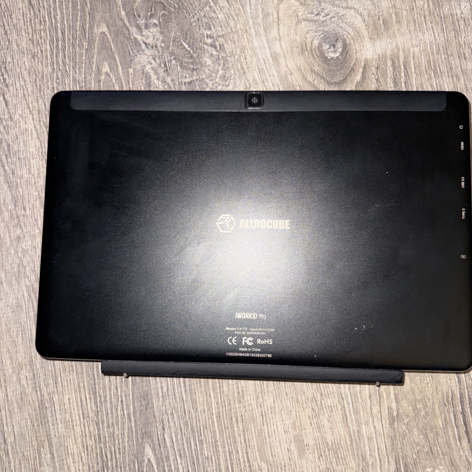 BlackALLDOCUBE iWork10 Pro 2-in-1 Tablet 2019 (Used)