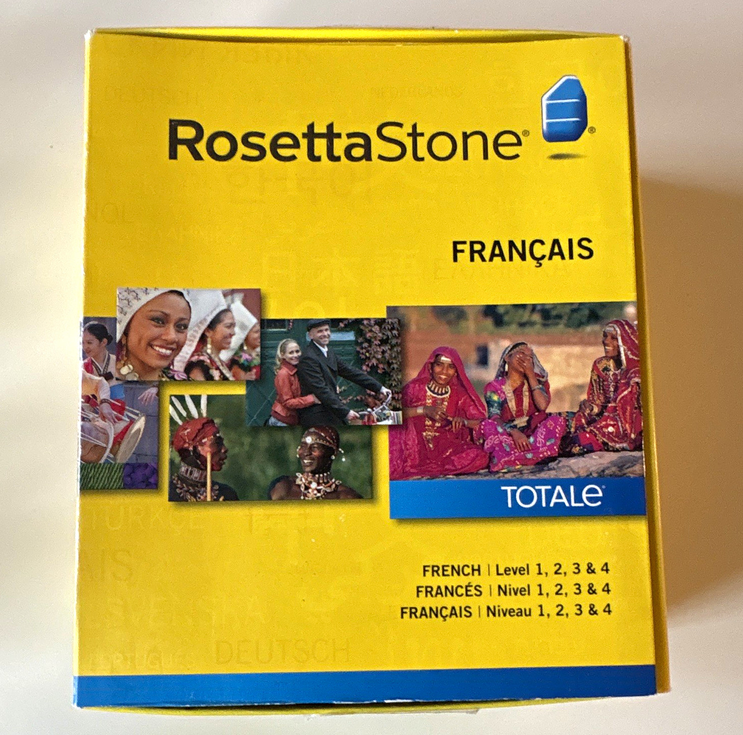 Rosetta Stone TOTALe French Levels 1-4 Language Course CD for PC Retail
