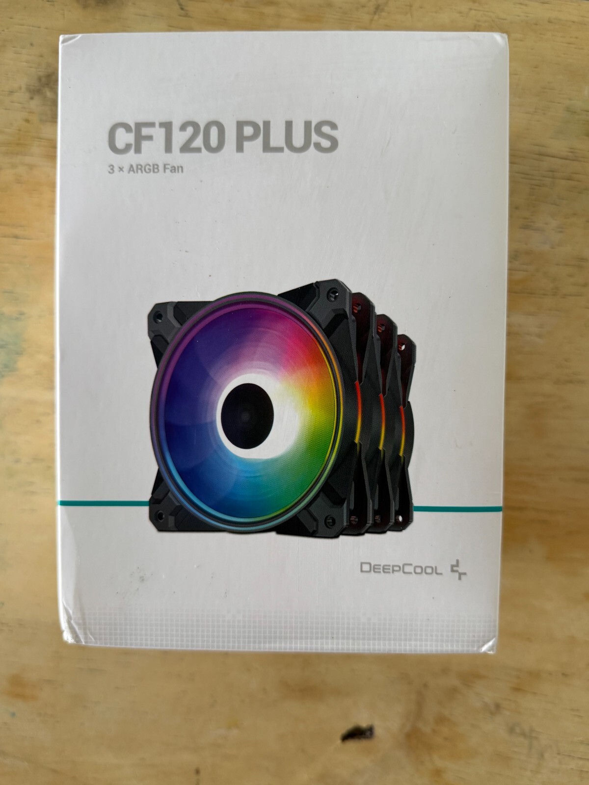 DEEPCOOL CF 120 PLUS (3 in 1) Addressable RGB Halo Ring PWM Fan-"SHIP FROM USA"
