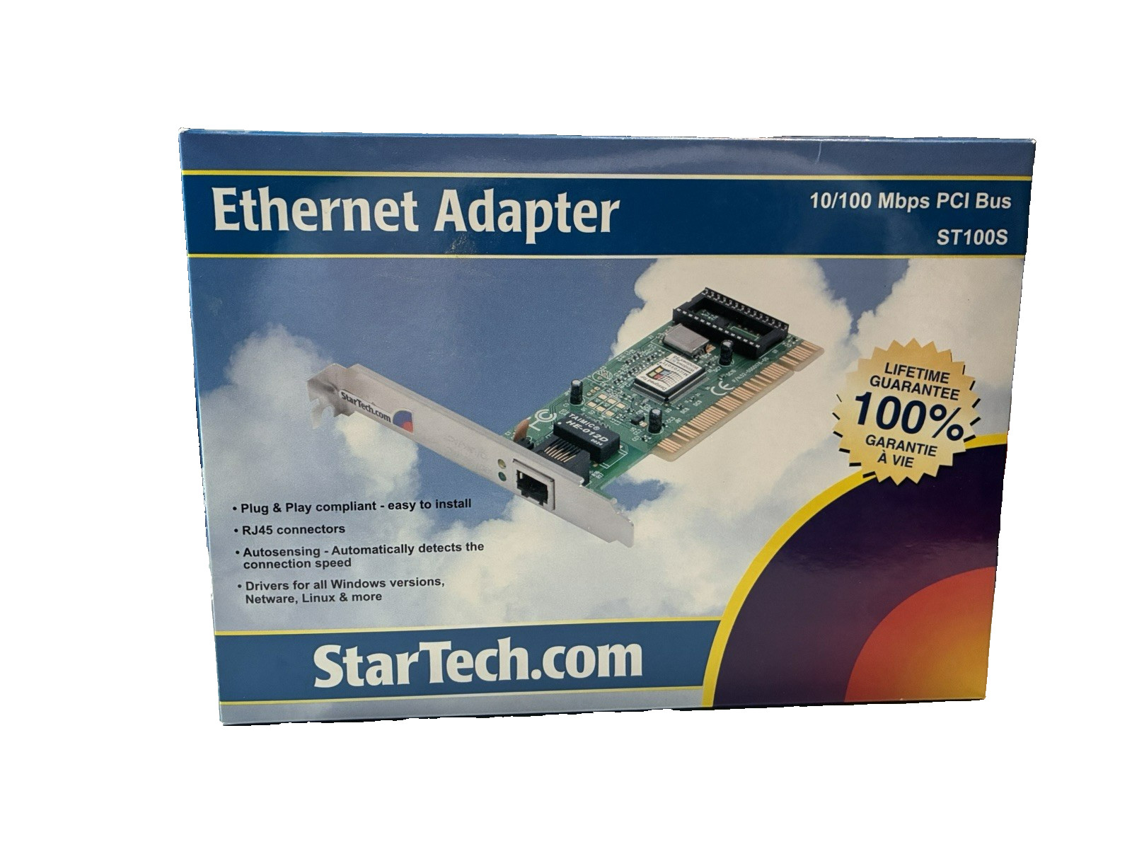 StarTech.com ST100S PCI Bus 10/100 Mbps Ethernet Adapter