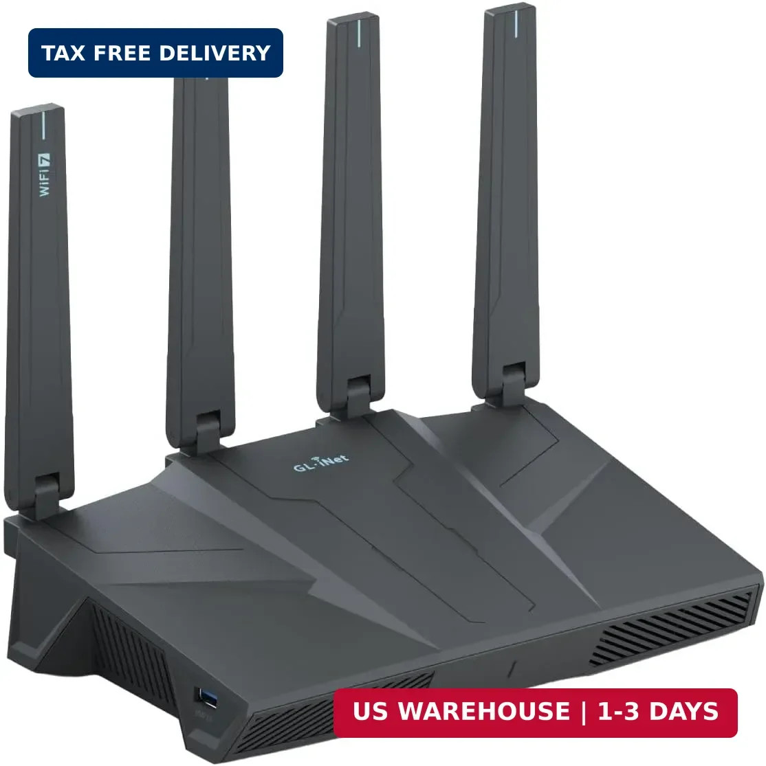 GL-BE6500 Flint 3e Wi-Fi 7 Router with VPN for Home and Gaming