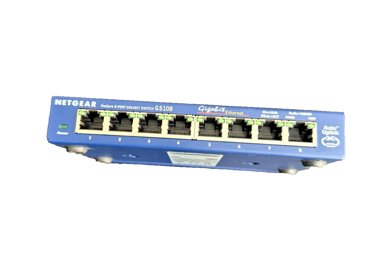 Netgear ProSafe Model GS108v3 8-port Gigabit Switch  