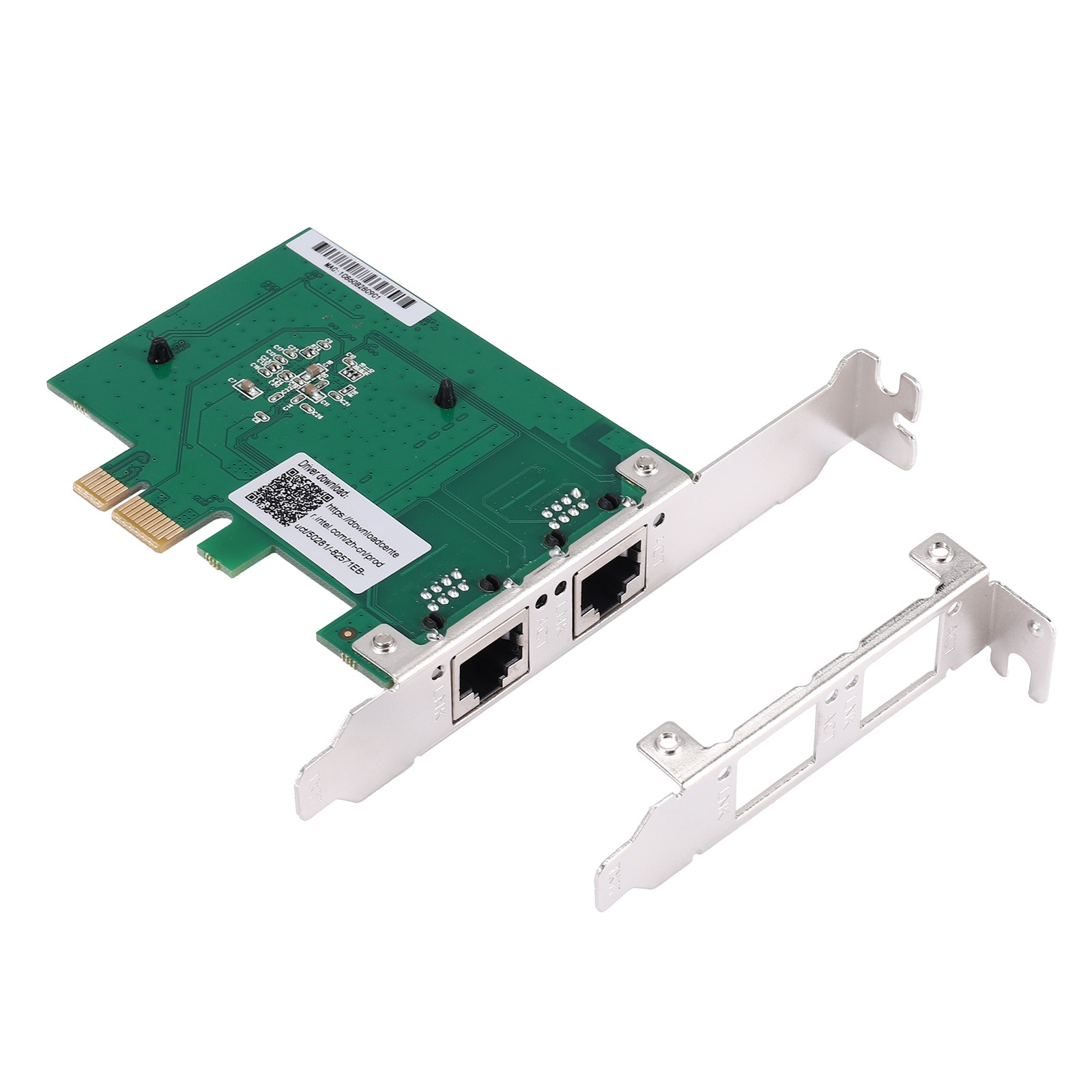 2-Port Gigabit PCIe  Card 1000M Dual Ports PCI Express Ethernet Adapter6915
