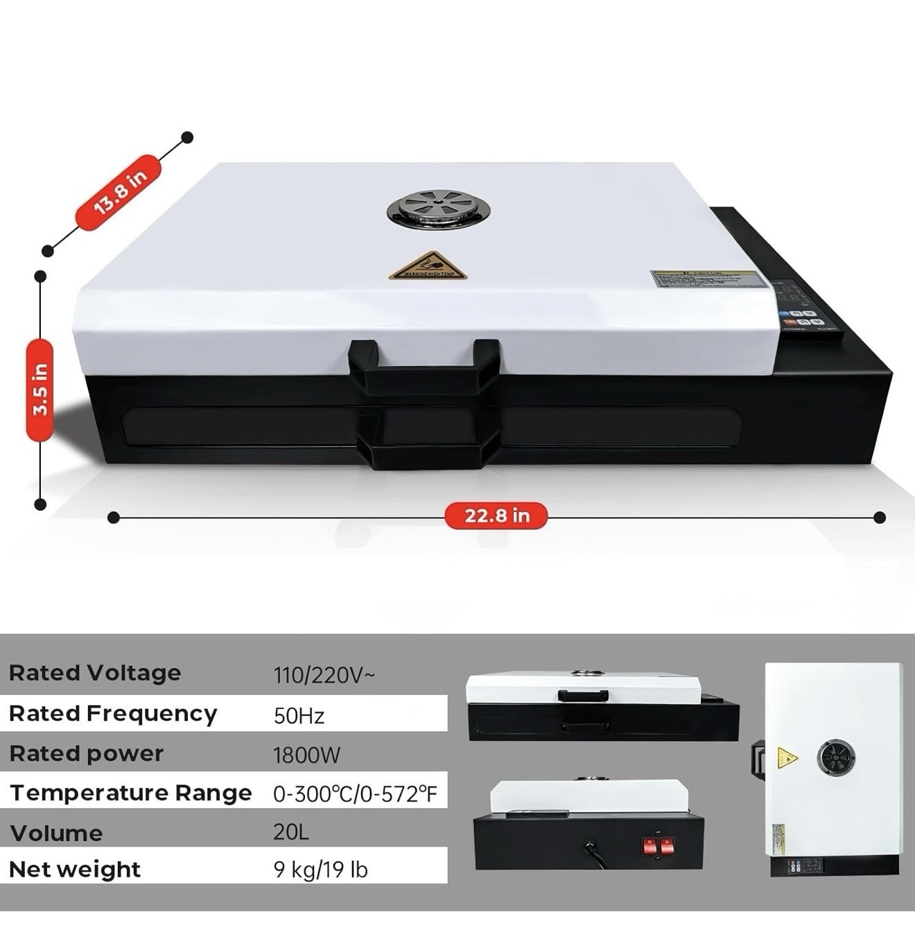 InkSonic R1390 DTF Inkjet Color Printer USB 2880x1440 13in Sheet/Roller