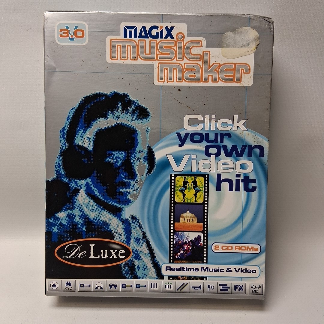 Magix Music Maker - Version 3.0 PC - 2 CD-ROM's Big Box