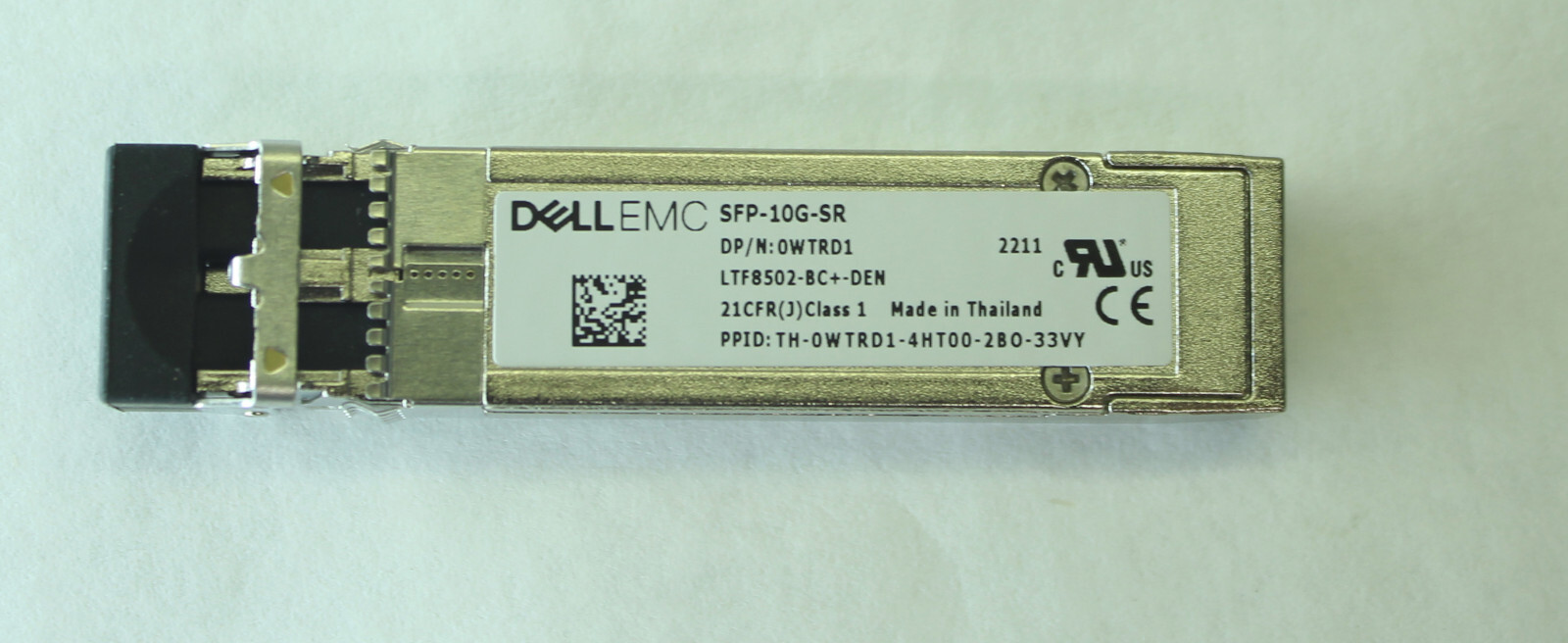 DELL SFP-10G-SR LTF8502-BC+-DEN SFP+ Optical Transceiver 0WTRD1