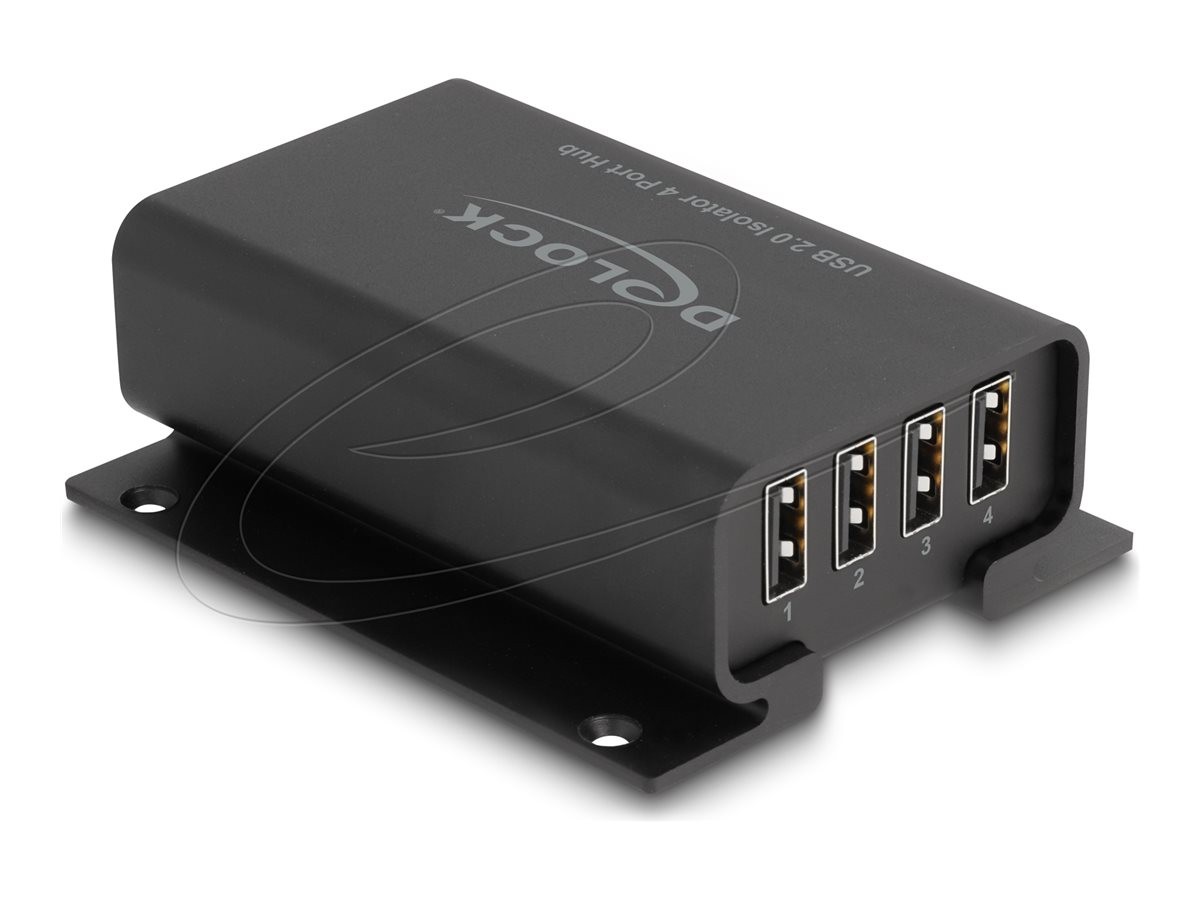 Delock Hub with 5 kV Isolation for data lines 4 x USB 2.0 64226