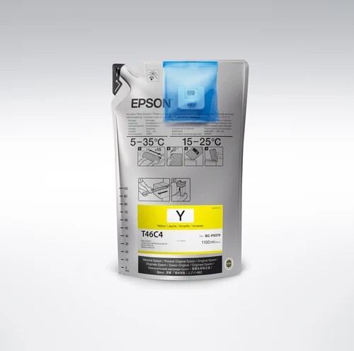 GENUINE Epson UltraChrome DS Yellow Ink 1.1L For F9470/F6370 (T46C420)