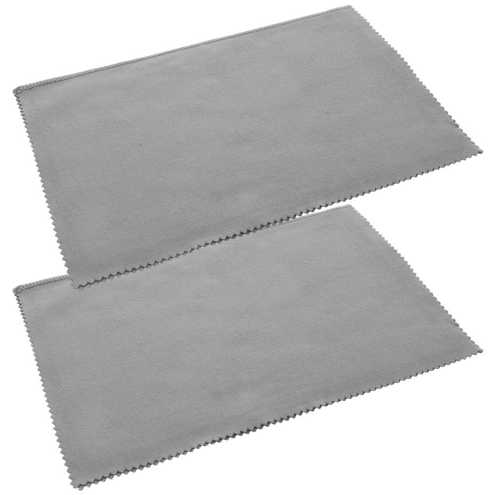 4Pcs Reusable Microfiber Electronics Cleaning Cloth Dark Grey for Daily Use