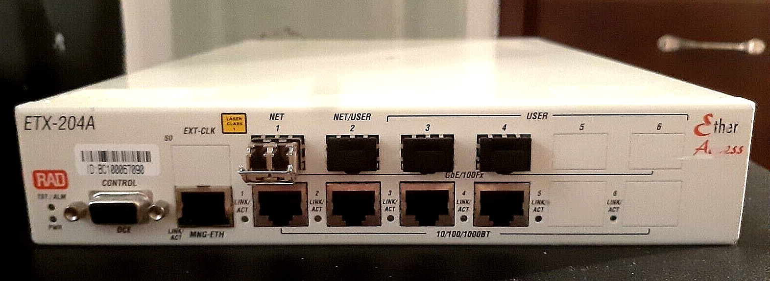 RAD ETX-204A Carrier Ethernet/Mobile Demarcation Device