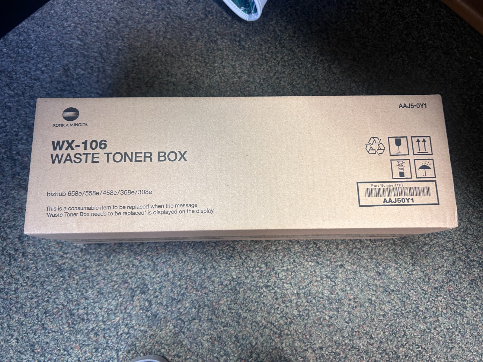 Konica Minolta WX-106 Waste Toner Box