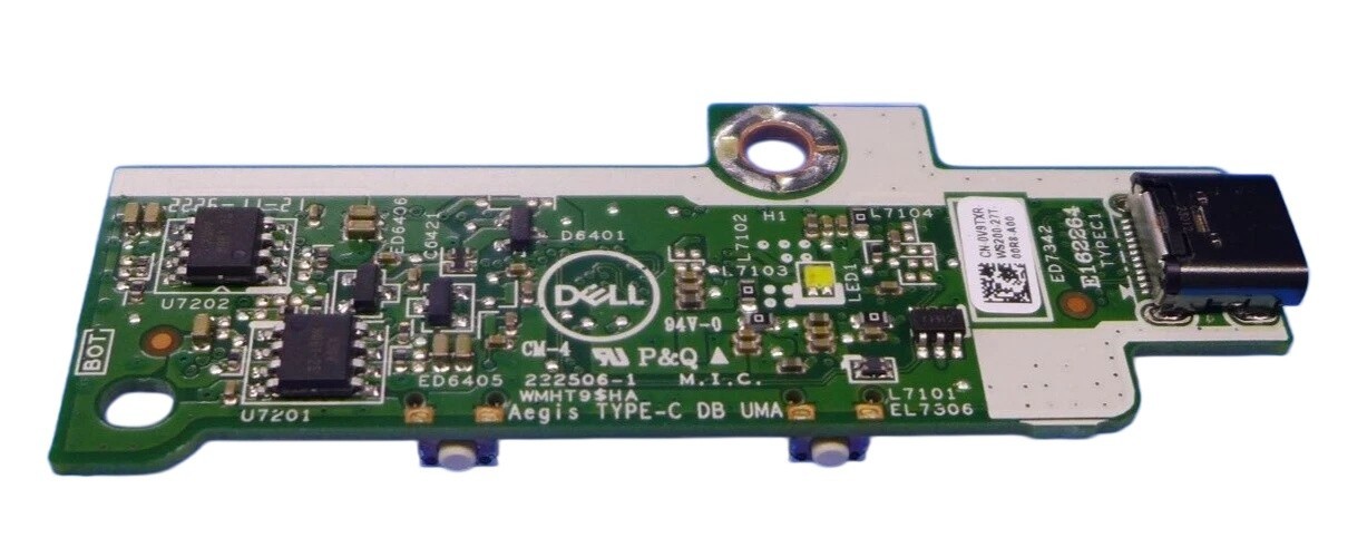Genuine Dell Inspiron 5410 7710 AIO Power Button Switch Board USB-C V9TXR