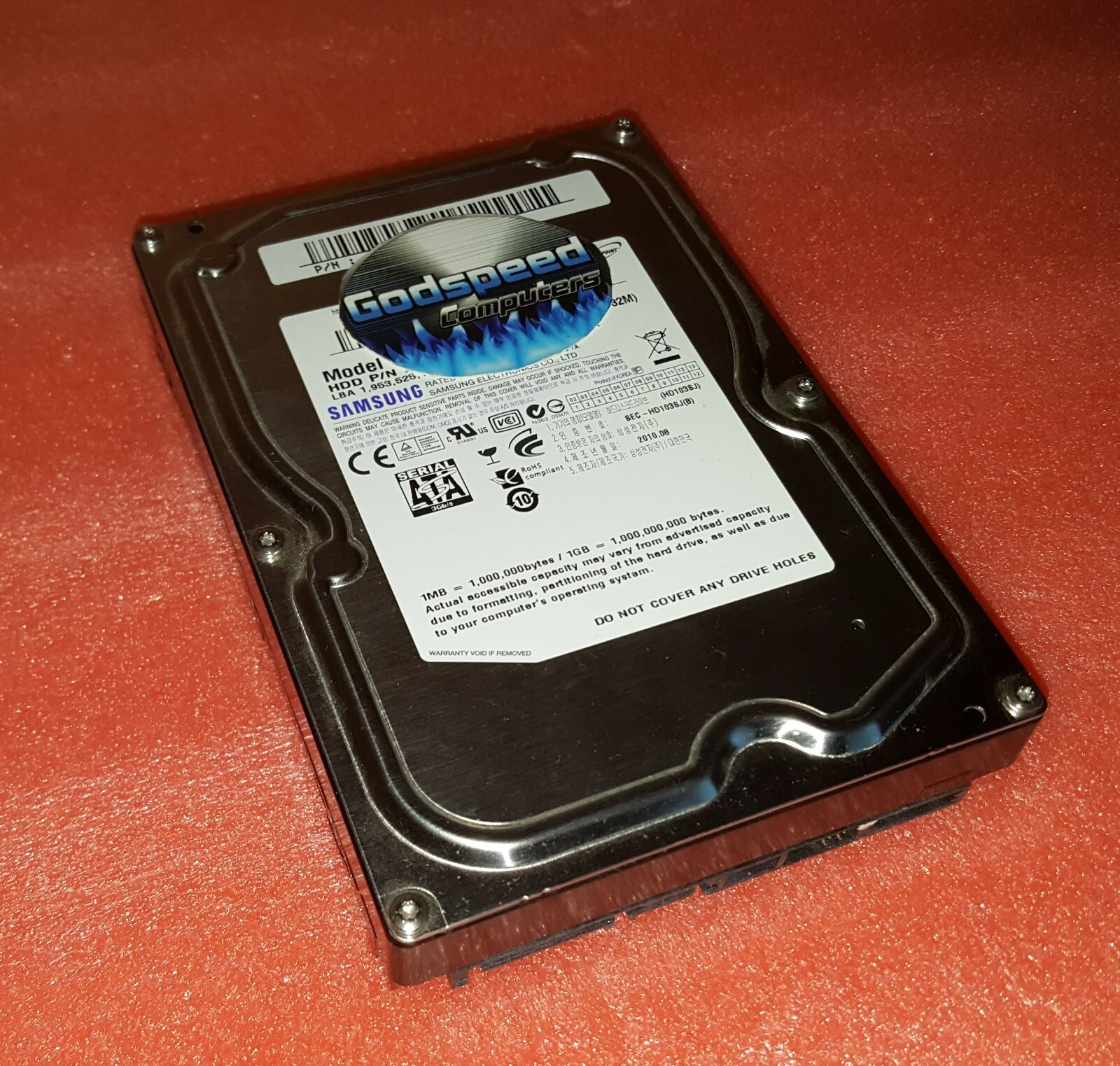 HP Pavilion p6730f - 1TB Hard Drive Windows 7 Home Premium 64-Bit IONA