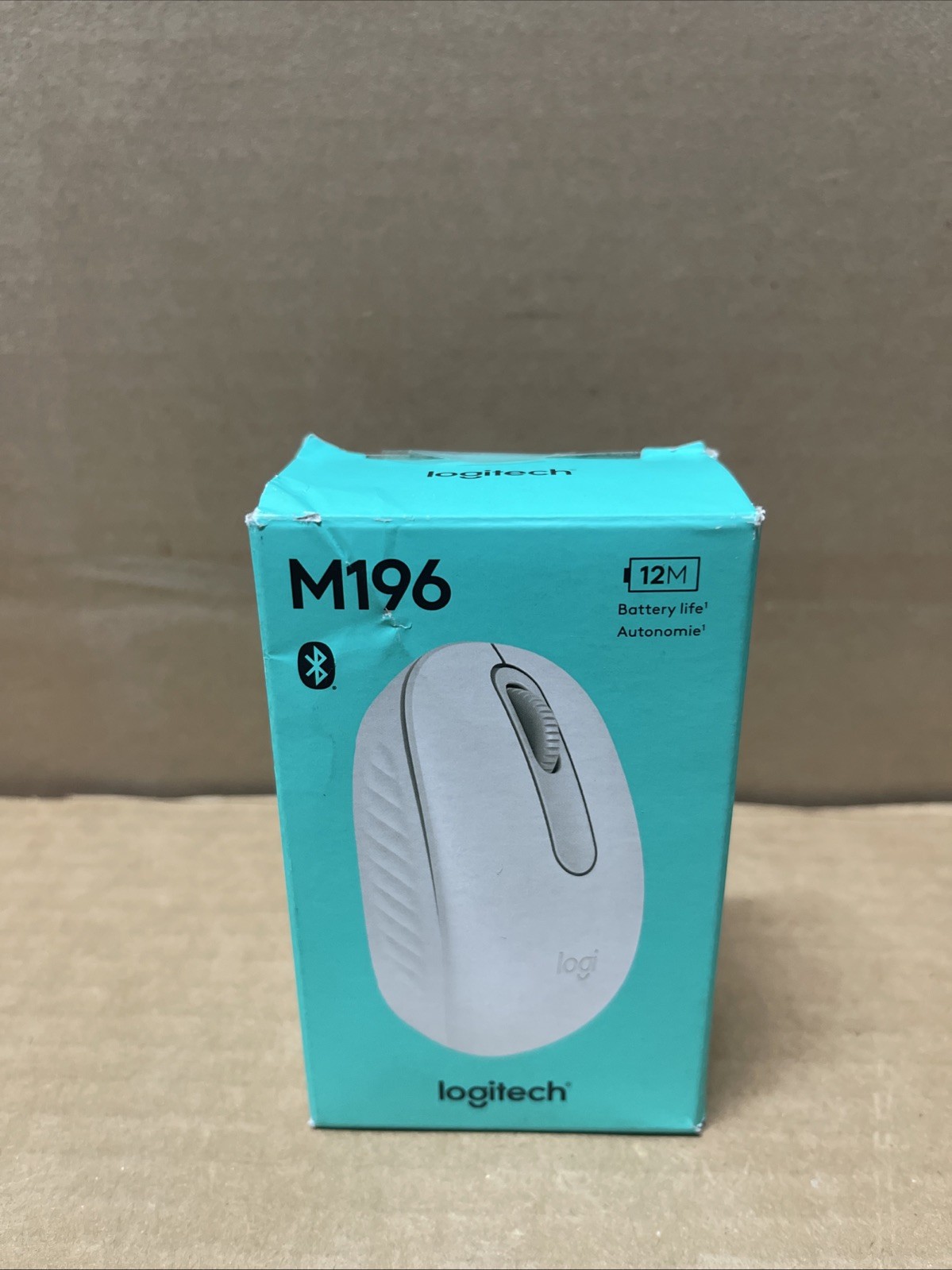 Logitech - M196 Lightweight Bluetooth Wireless Optical Mouse Compact