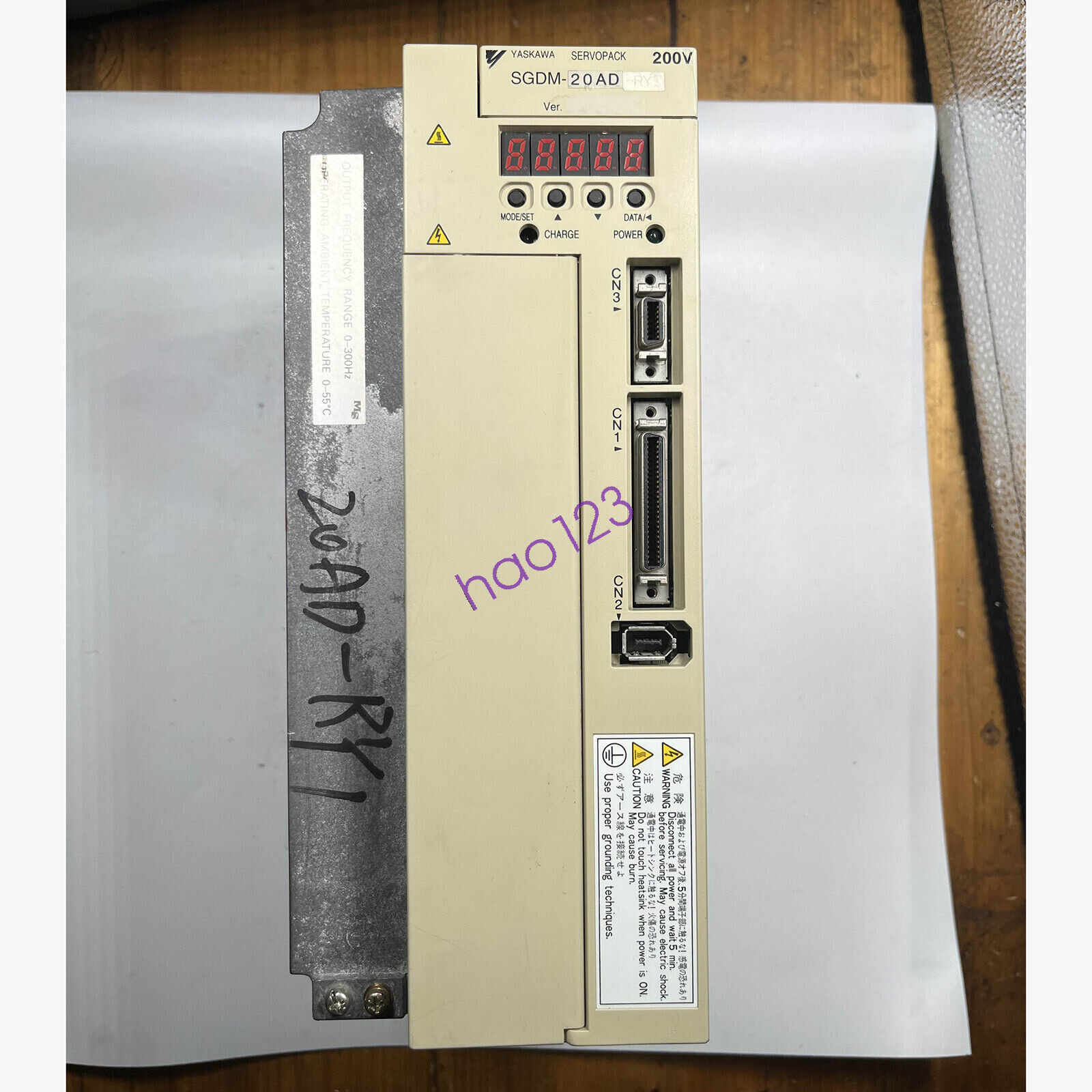 1pcs New Yaskawa Servo Driver SGDM-20AD-RY1 FAST SHIP DHL/FedEx