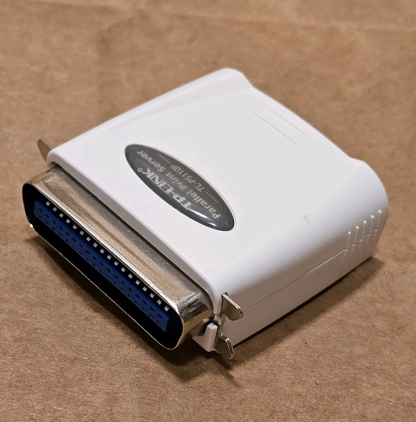 TP-Link TL-PS110P Parallel Print Fast Ethernet Print Server w/Manuals & Software