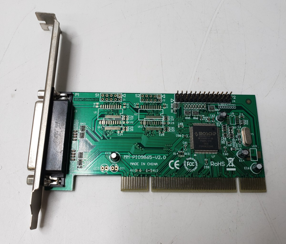 Unbranded MM-PI09865-V2.0  Parallel Port PCI Expansion Card 25-Pin D-Sub