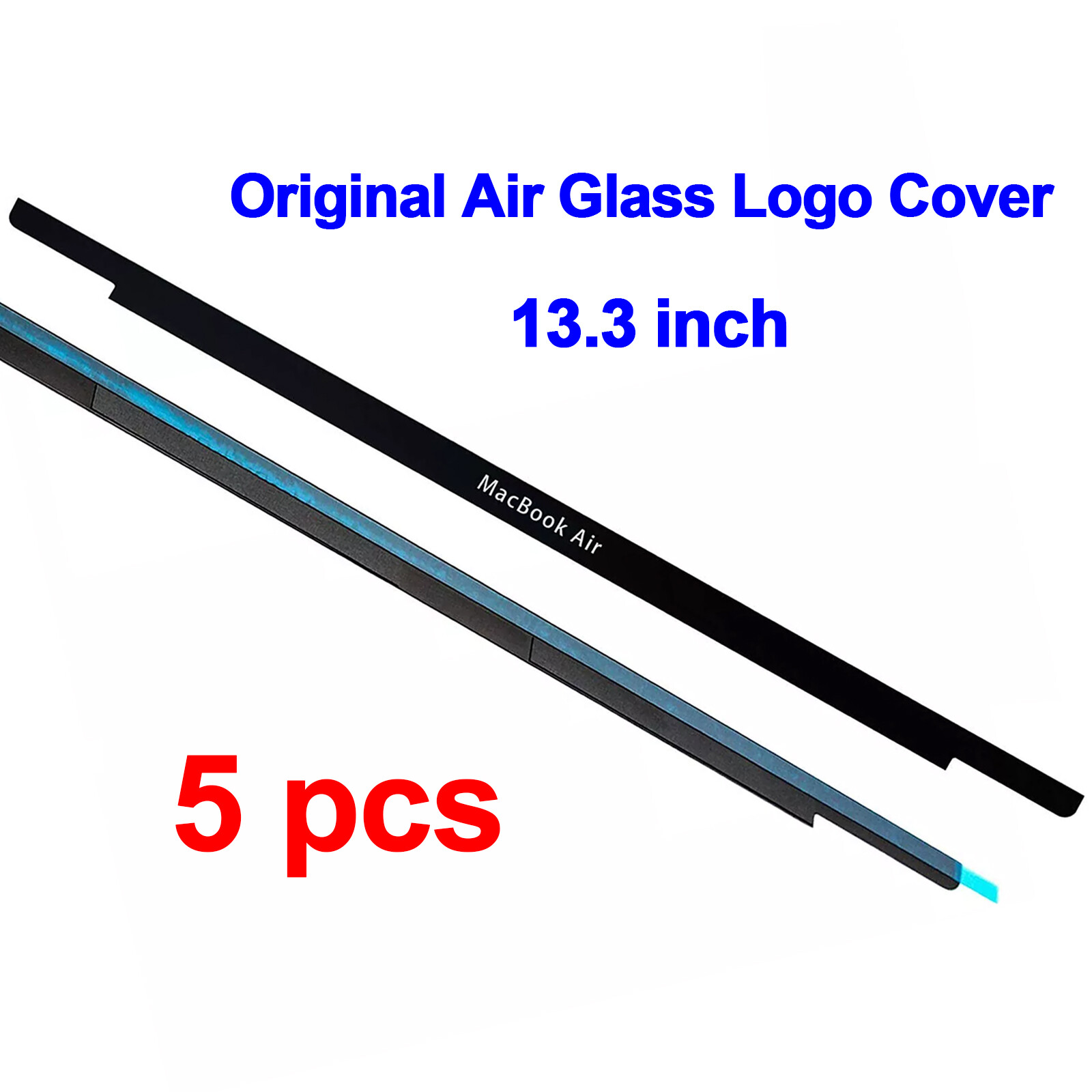 5PCS Original LCD Front Glass Trim Bezel Logo Cover for MacBook Air 13.3" A1932