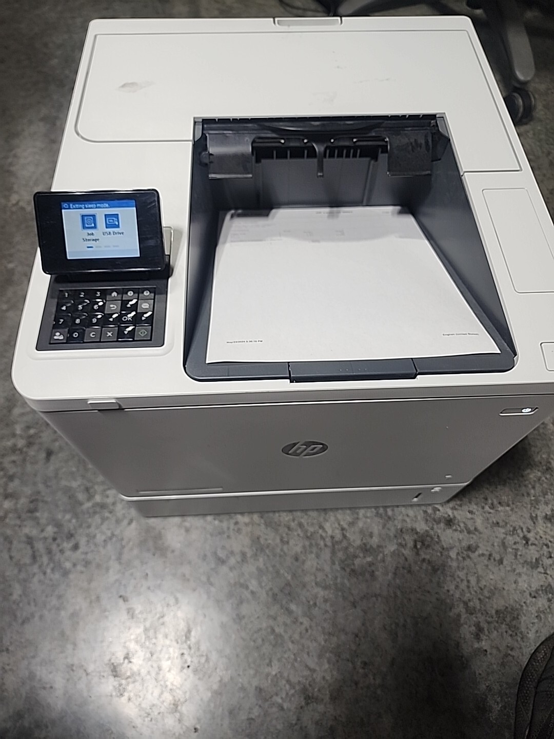 HP LaserJet Enterprise M607n K0Q14A Workgroup Printer And Toner NICE 