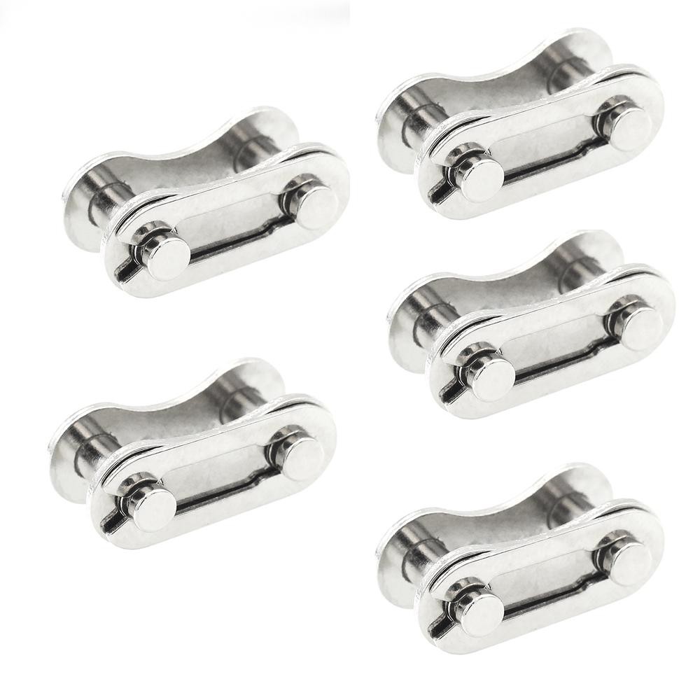 5pcs 1/6/7/8/9/10/11/12 Speed Missing Link Rustproof Steel Quick Release Link Bi