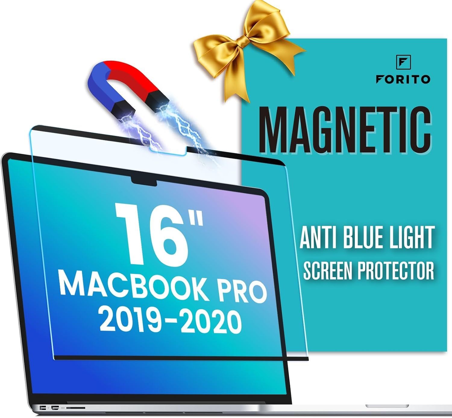 Magnetic Blue Light Blocking Screen Protector for MacBook Pro 16" (2019-2020)