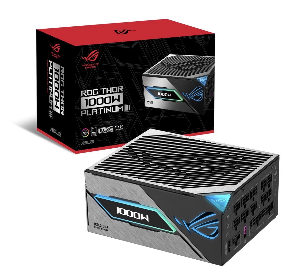 ASUS ROG Thor 1000W Platinum II ATX Power Supply Unit PSU Black