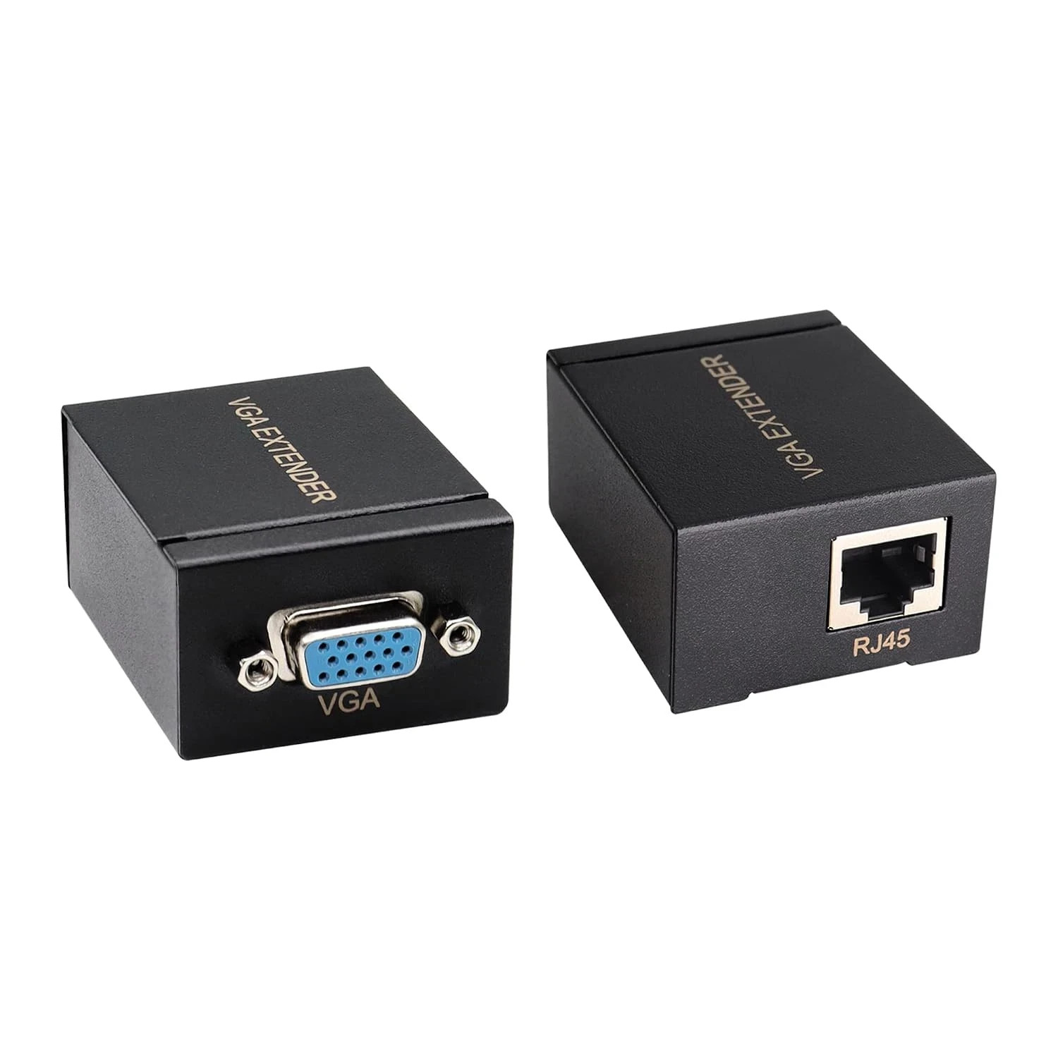 2 Pack VGA Extender Adapter, VGA to RJ45 over Cat5E/Cat6 Ethernet Cabl
