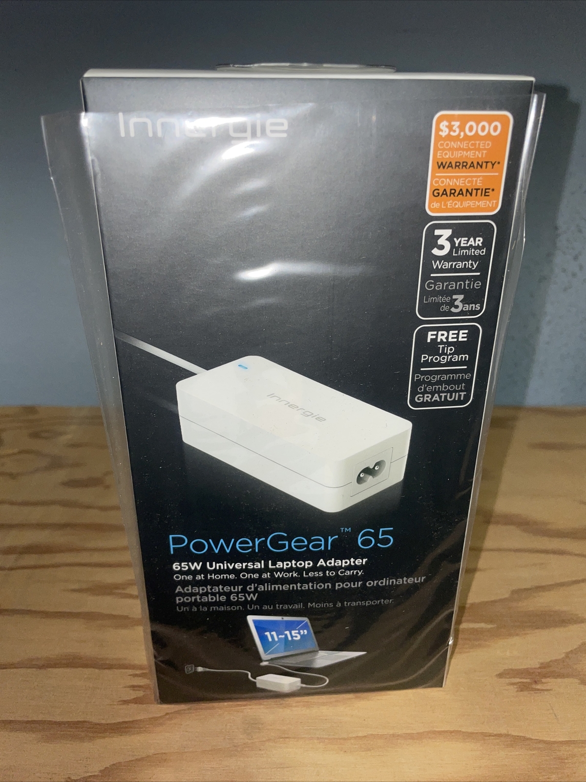 Innergie PowerGear 65W Universal Laptop Power Adapter White