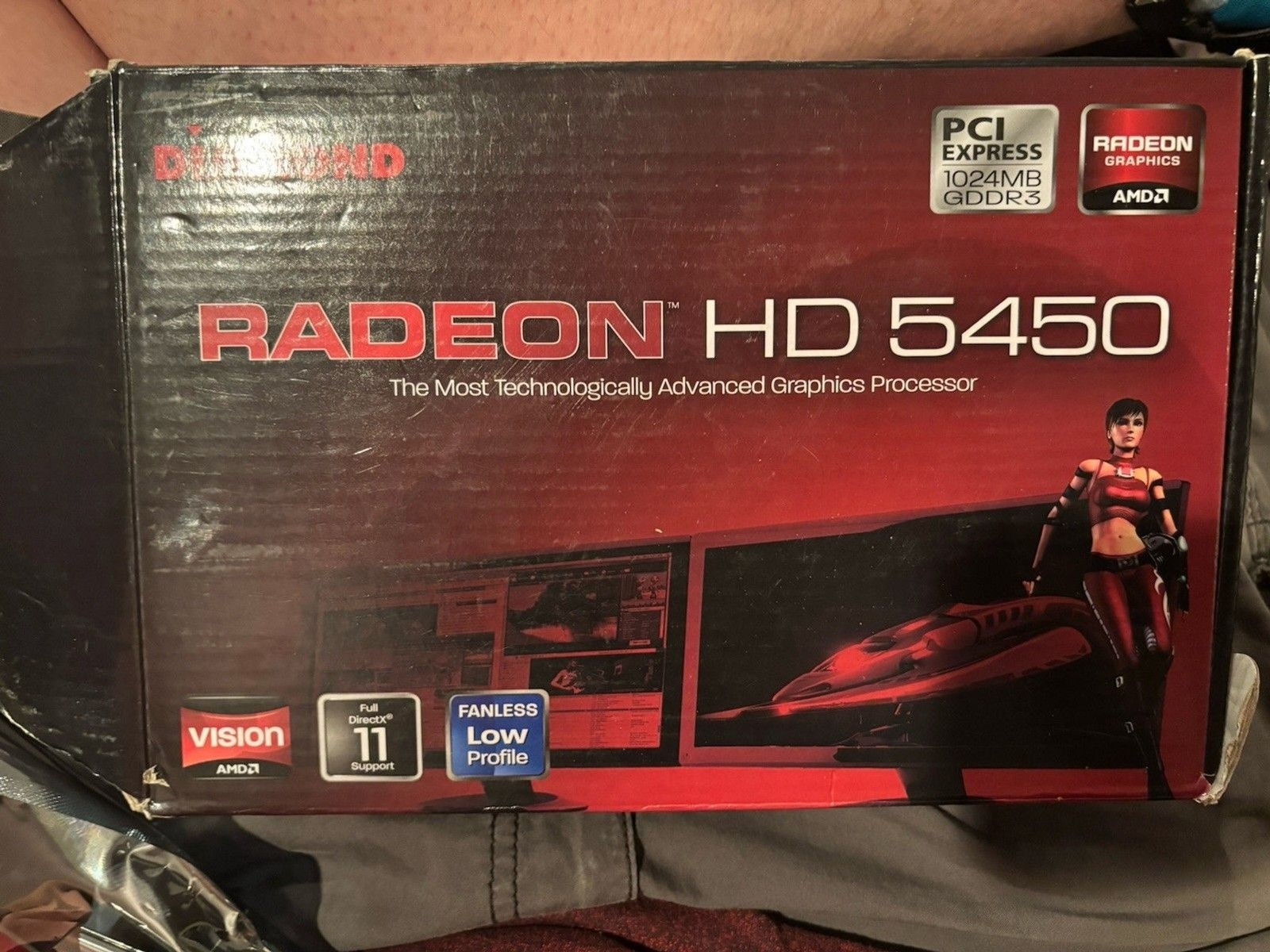 Diamond Ati Radeon HD 5450 PCI Express GDDR3 1GB Video Graphics Card (5450PE31G)