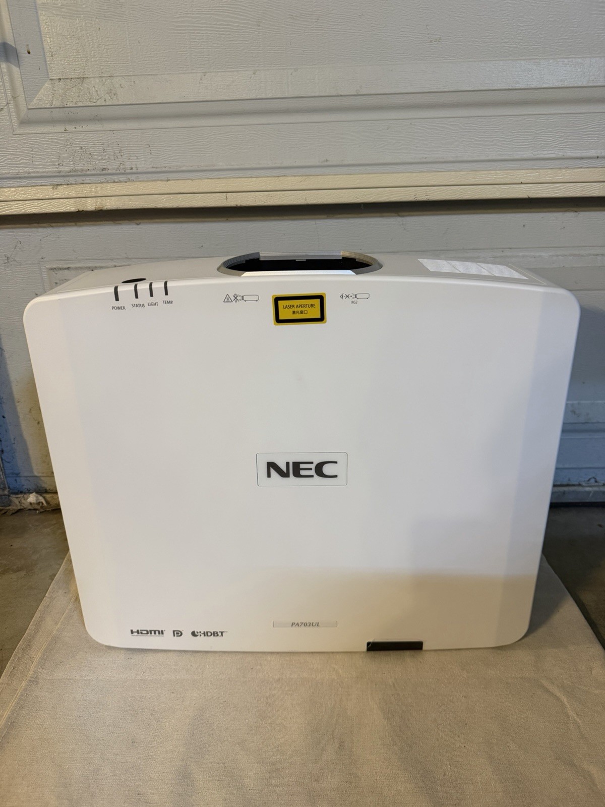 NEC NP-PA703UL Laser Projector - For Parts AS IS - Color Issue
