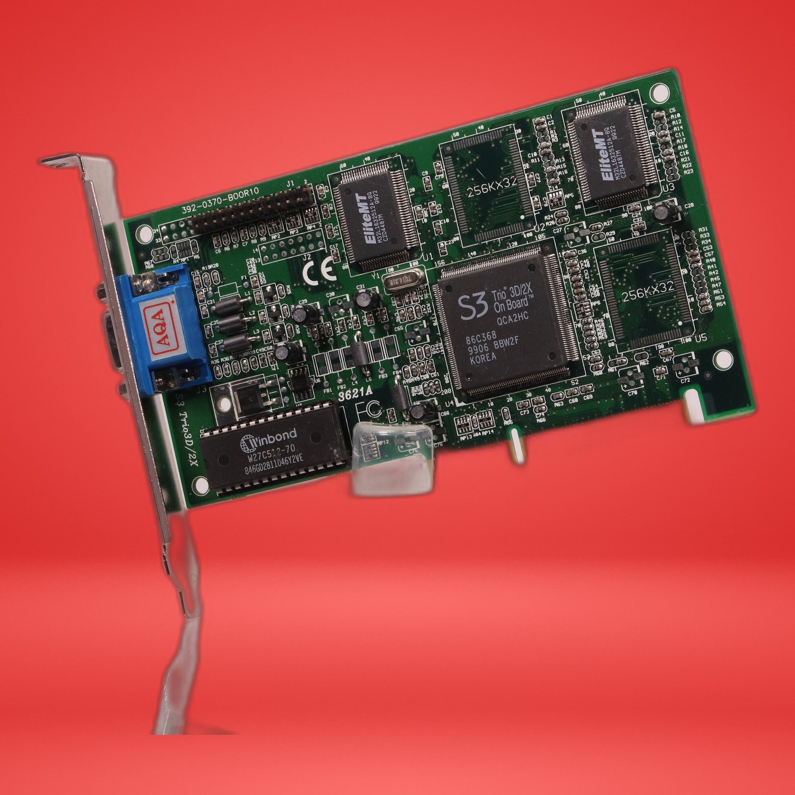S3 TRIO 3D/2X 392-0370-B00R10 GRAPHIC CARD ATG3621A-4M